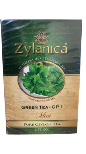 Herbata Zylanica Premium Green Tea Gp Mint 100 G