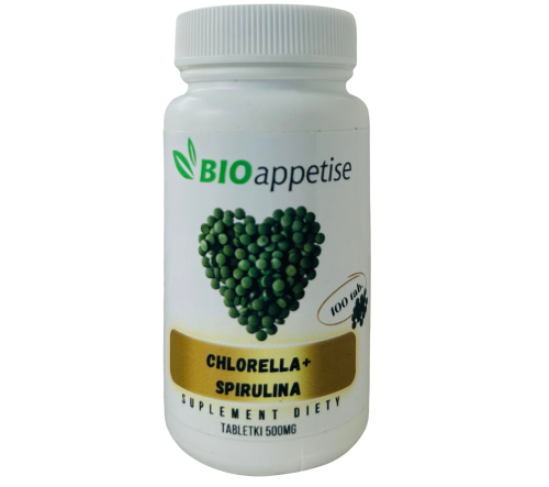 Bio Chlorella + Bio Spirulina, 100 tabletek