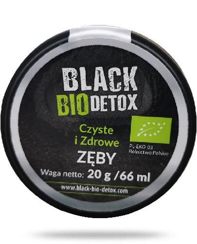 Black Bio Detox czyste i zdrowe zęby 20 g/66 ml