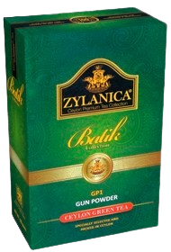 Herbata Zylanica Batik GP1 100g - zielona liściasta Gun Powder