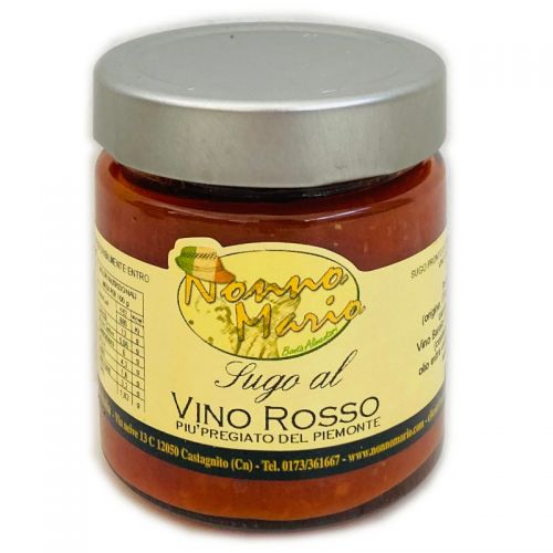 Sugo al Vino Rosso Pregiato 180g  Sos pomidorowy z czerwonym winem