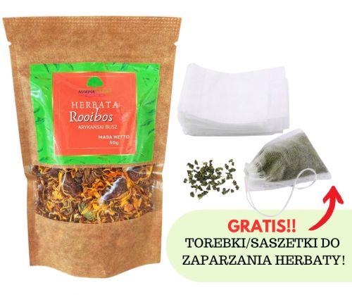 Herbata Rooibos Afrykański Busz 50g Marina Nature