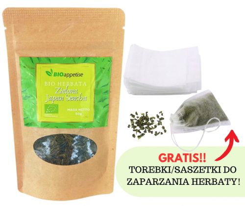 BIO Herbata Zielona  Japan Sencha 50g BIOappetise